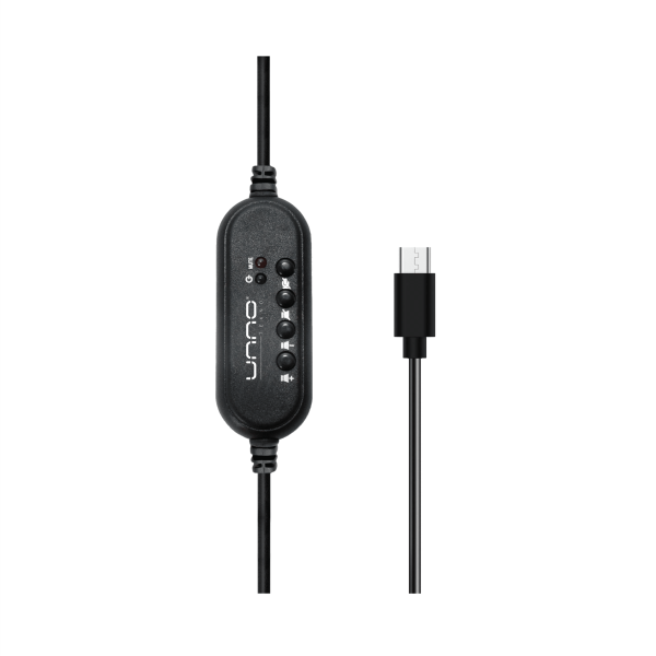 Unno Tekno HS7206BL Ace 5+ Stereo Headset | USB C Connector, Flexible Microphone, Online Calls, Clear Sound, 6ft - Image 5
