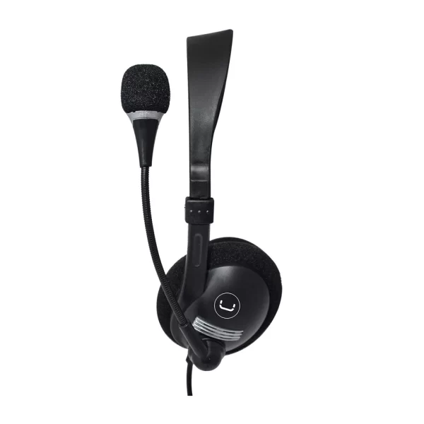 Unno Tekno HS7206BL Ace 5+ Stereo Headset | USB C Connector, Flexible Microphone, Online Calls, Clear Sound, 6ft - Image 2