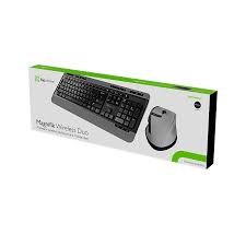 KlipXtreme KBK-520E Magnifik Premium Wireless Keyboard & Mouse Combo | Ultra Slim Design, 2.4Ghz, Quiet & Responsive Keyboard, Integrated Hand Rest, Plug & Play