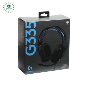 Logitech G335 Wired Gaming Headset | 3.5mm audio connection, Reversible soft adjustable straps, Soft memory earpads, Volume controls, Flip up to mute mic, Black