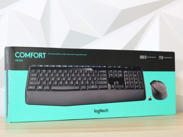 Logitech MK345 Comfort Wireless Keyboard & Mouse Combo | Spill Resistant, Adjustable, 10m, Batteries Included - Image 9