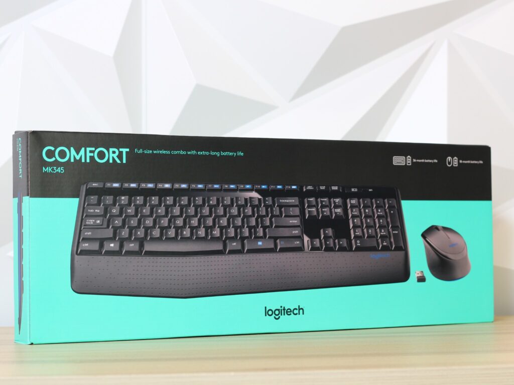 Logitech MK345 Comfort Wireless Keyboard & Mouse Combo | Spill Resistant, Adjustable, 10m, Batteries Included - Image 9