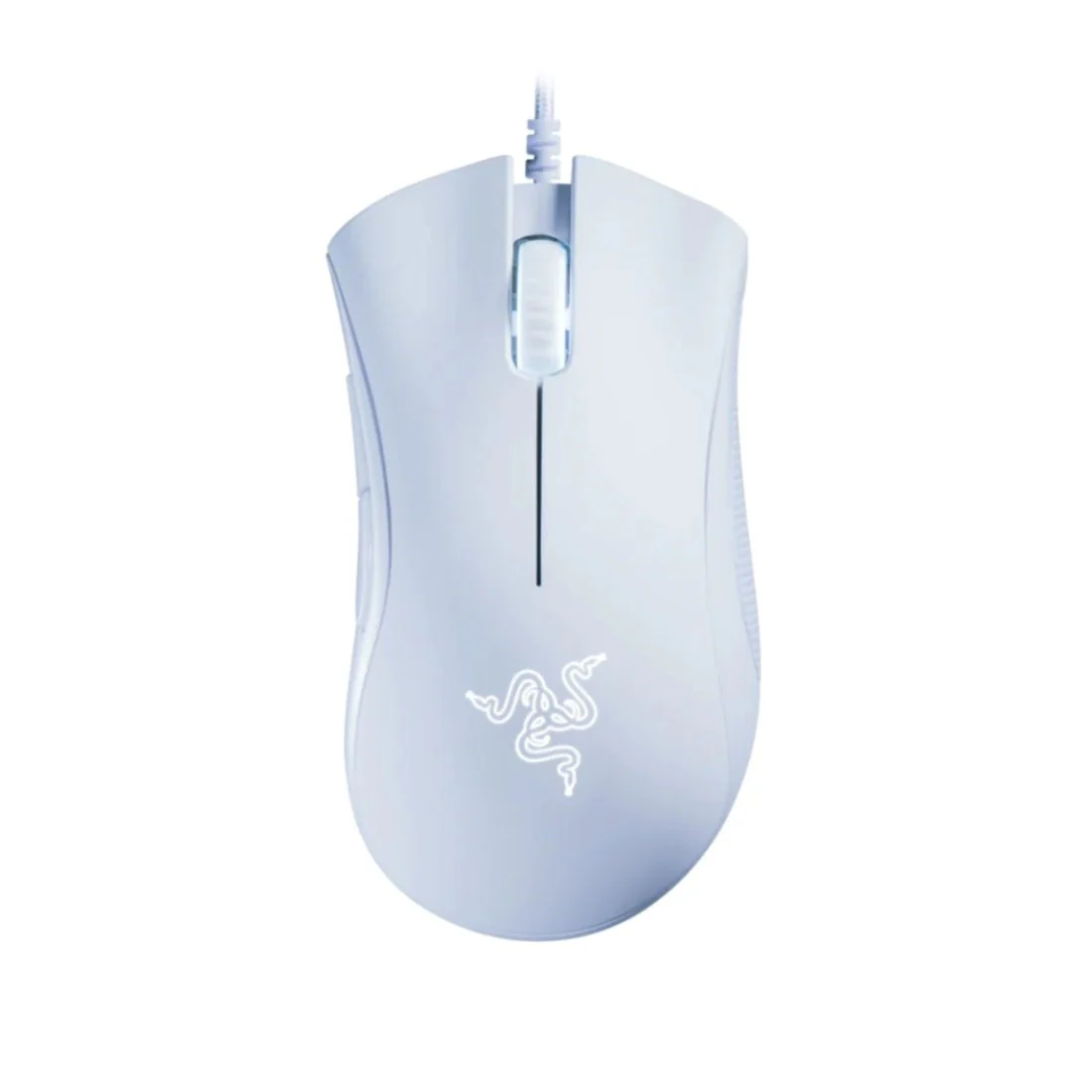 Razer Deathadder Essential Wired Gaming Mouse | Ergonomic, True 6400 DPI Optical Sensor, 5 Programmable buttons, White - Image 2