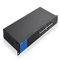Linksys LGS124P SMB 24-Port Unmanaged Switch | With 12 Port Business PoE+, 1000Mbps/120 Watts