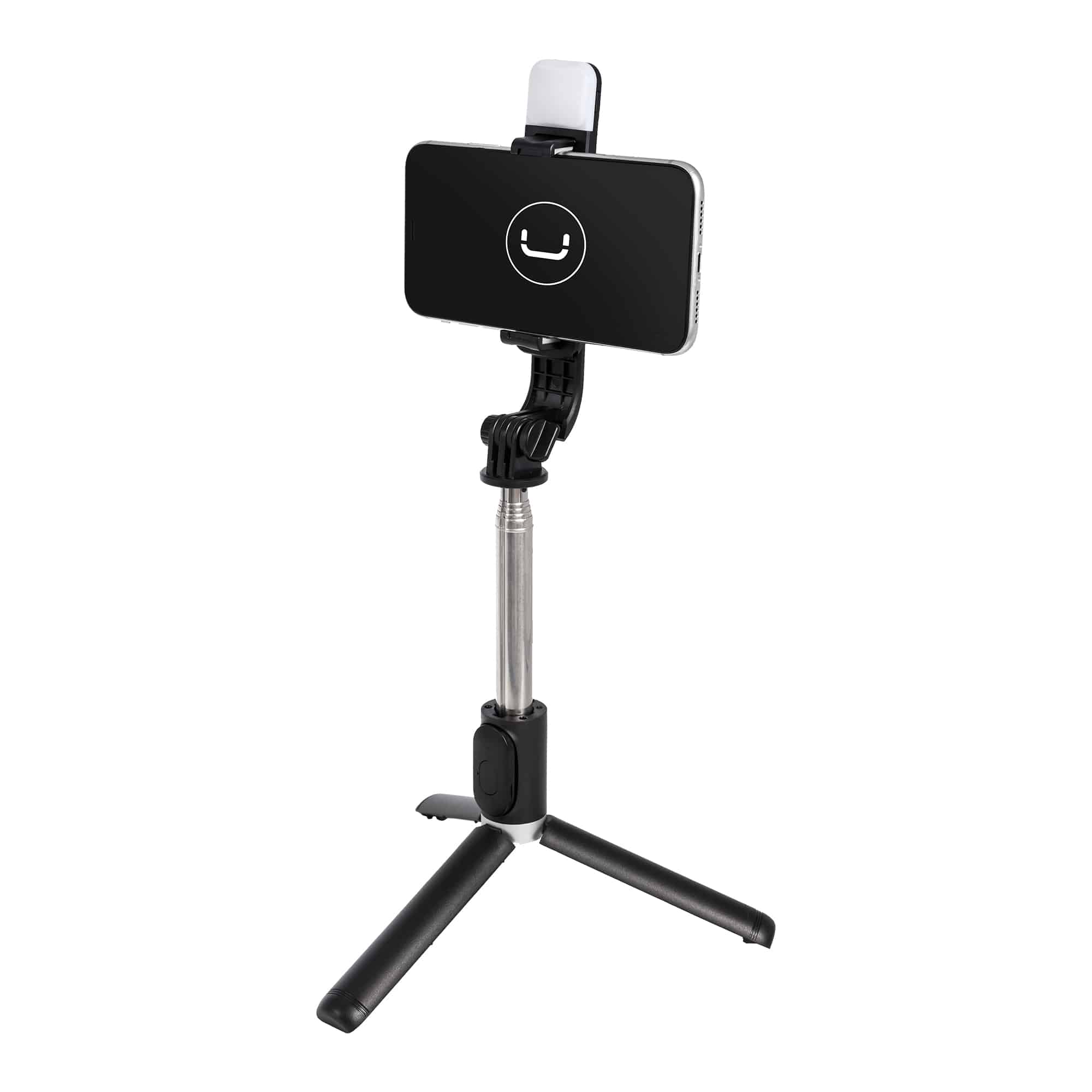 Unno Tekno PH1804BK Selfie Stick & Tripod Stand | Selfie Stick, Tripod, Wireless shutter, 360 degree, LED Light - Image 3