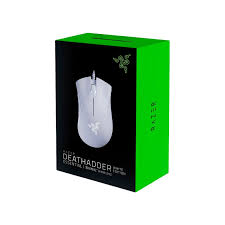 Razer Deathadder Essential Wired Gaming Mouse | Ergonomic, True 6400 DPI Optical Sensor, 5 Programmable buttons, White