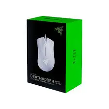 Razer Deathadder Essential Wired Gaming Mouse | Ergonomic, True 6400 DPI Optical Sensor, 5 Programmable buttons, White