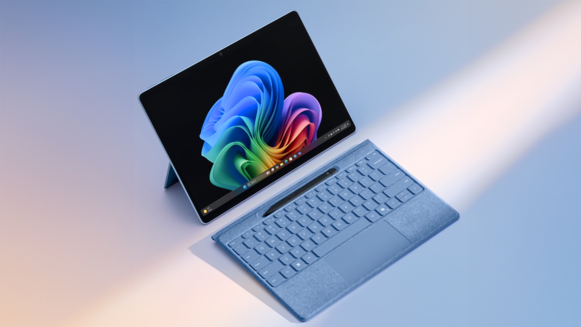 Microsoft Surface Pro 11 | 13" FHD Touch Display, Snapdragon X 10-Core X1P64100 CPU @3.40GHz, Snapdragon X Plus Qualcomm Hexagon NPU, Qualcomm Adreno X1-85 GPU, 16GB DDR5 RAM, 512GB SSD, Type C, Detachable Backlit Keyboard, Windows 11 Home 64bit, Blue - Image 3