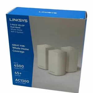 Linksys AC3900 3 Pack Dual Band Whole Home Wifi 5 System | Up to 4500 square feet, 45+ devices, Up to 1.3Gbps