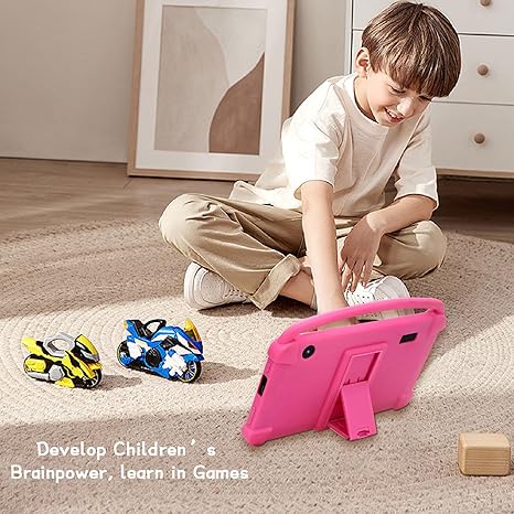 YQSavior Q1K 7" Kids Tablet (New) – Pink & Blue | 4GB + 32GB | Android 12 - Image 8