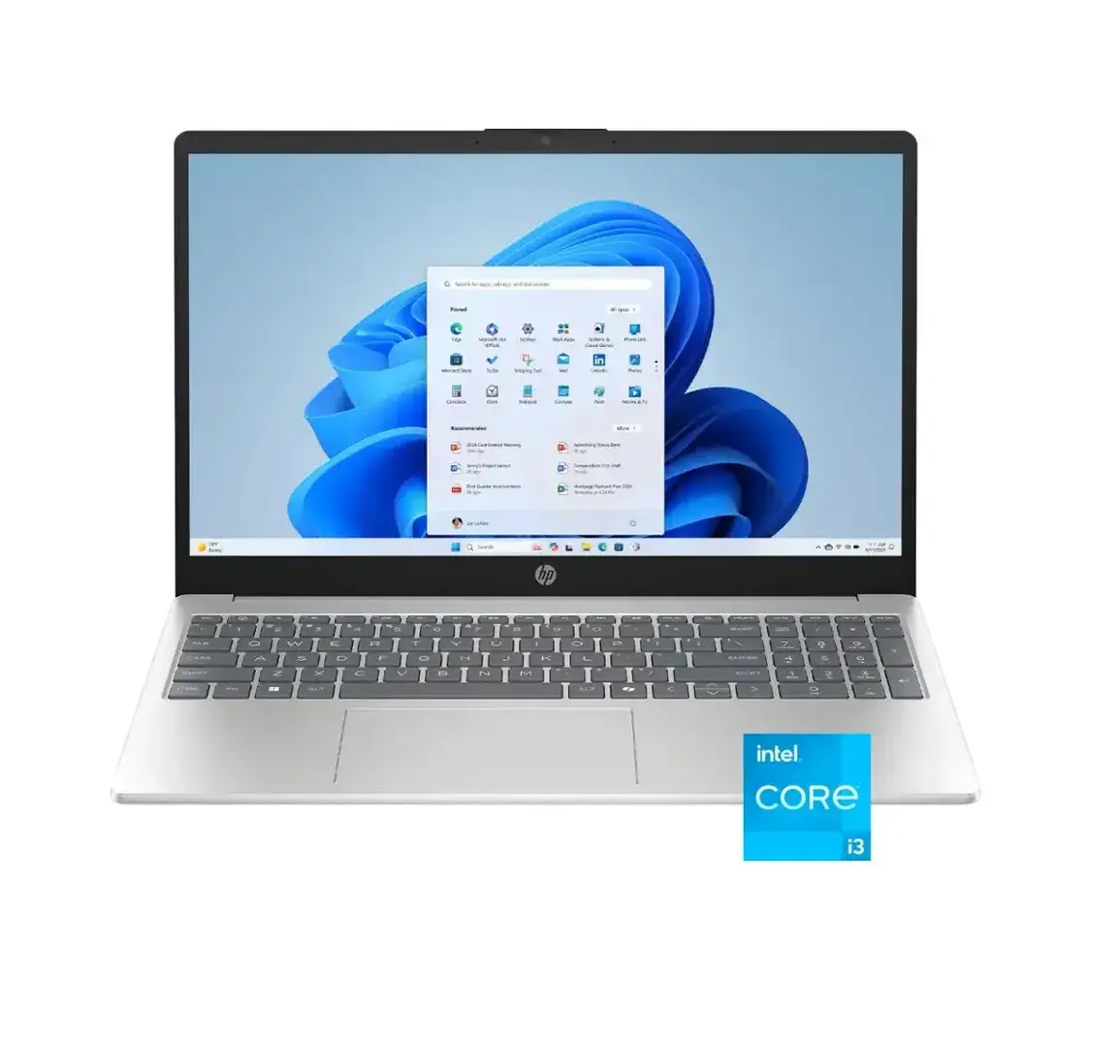 HP 15-fd0113dx 15.6" Laptop | 15.6″ HD LED Display, Intel Core i3-N305 Processor, 8GB DDR4 RAM, 128GB UFS
