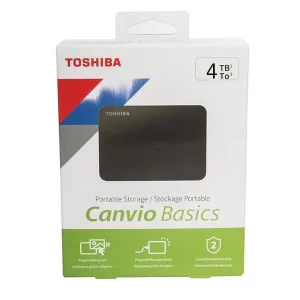 Toshiba Canvio Basics External 4TB Hard Drive | USB 3.0, Drag & Drop, Plug & amp; Play, Portable