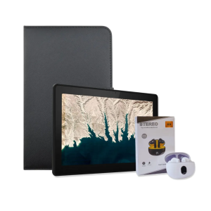 Renewed Lenovo 10e Chromebook Tablet with FREE Universal Case and Wireless Earbuds