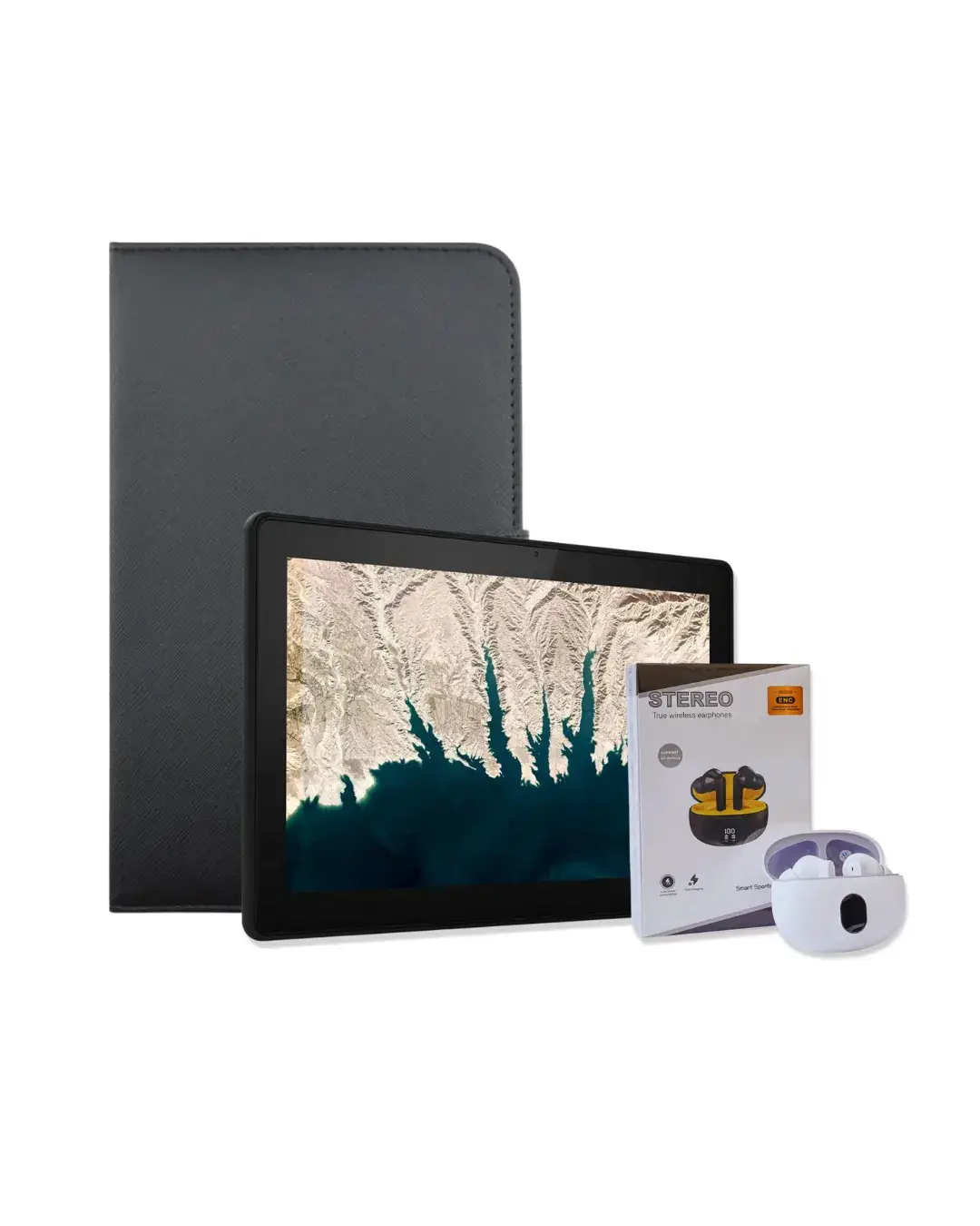 Renewed Lenovo 10e Chromebook Tablet with FREE Universal Case and Wireless Earbuds