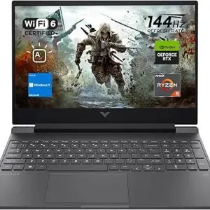 HP Victus 15-fa2082wm Gaming Laptop | 15.6" 144Hz FHD IPS LED Display, Intel Core i5-13420H Processor, NVIDIA GeForce RTX 4050 6GB, 16GB DDR4 SDRAM, 512GB SSD