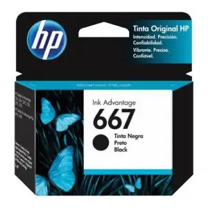 HP 667 Black Cartridge Ink
