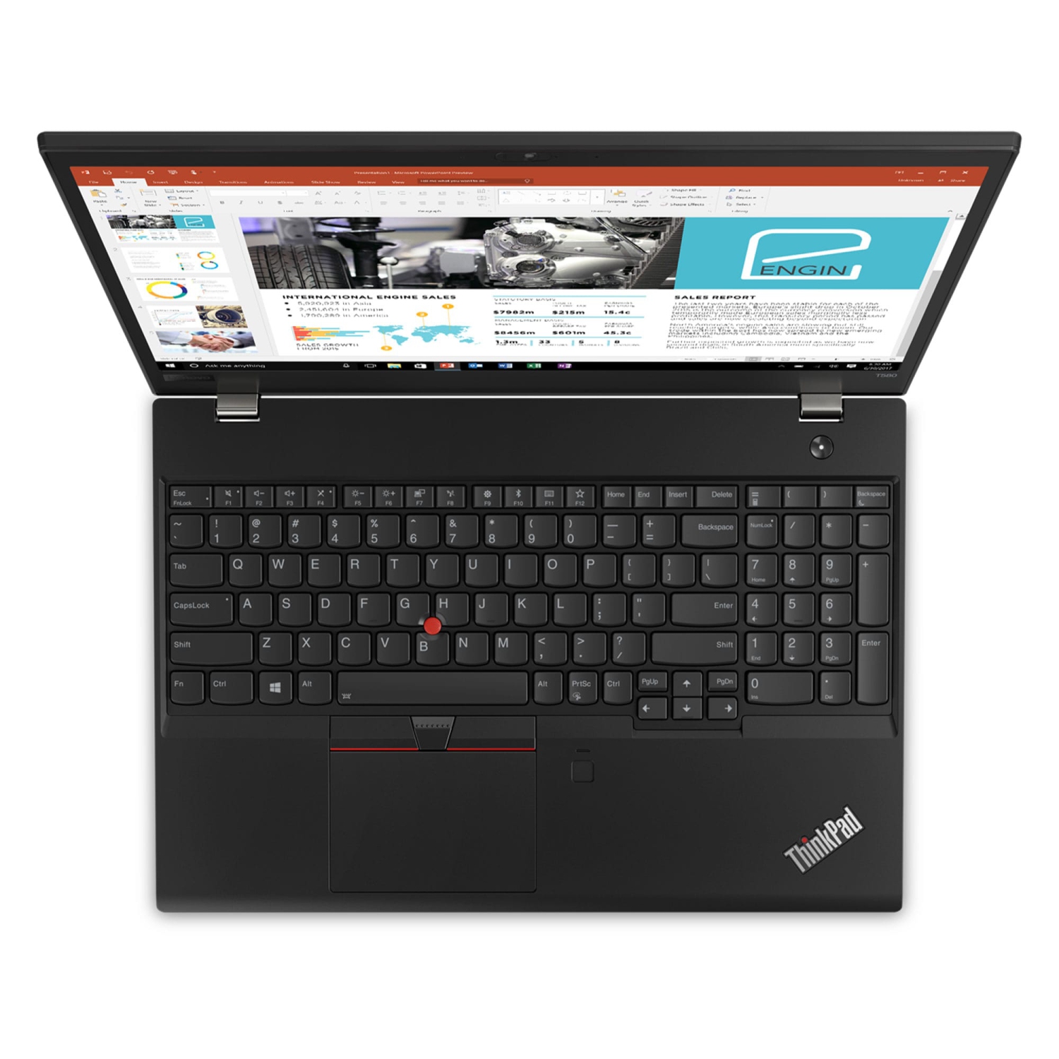 Lenovo ThinkPad T580 | 15.6" HD Display, Intel Core i7-8650U CPU @1.90GHz Intel UHD Graphics 620 16GB DDR4 RAM 256GB SSD - Image 2