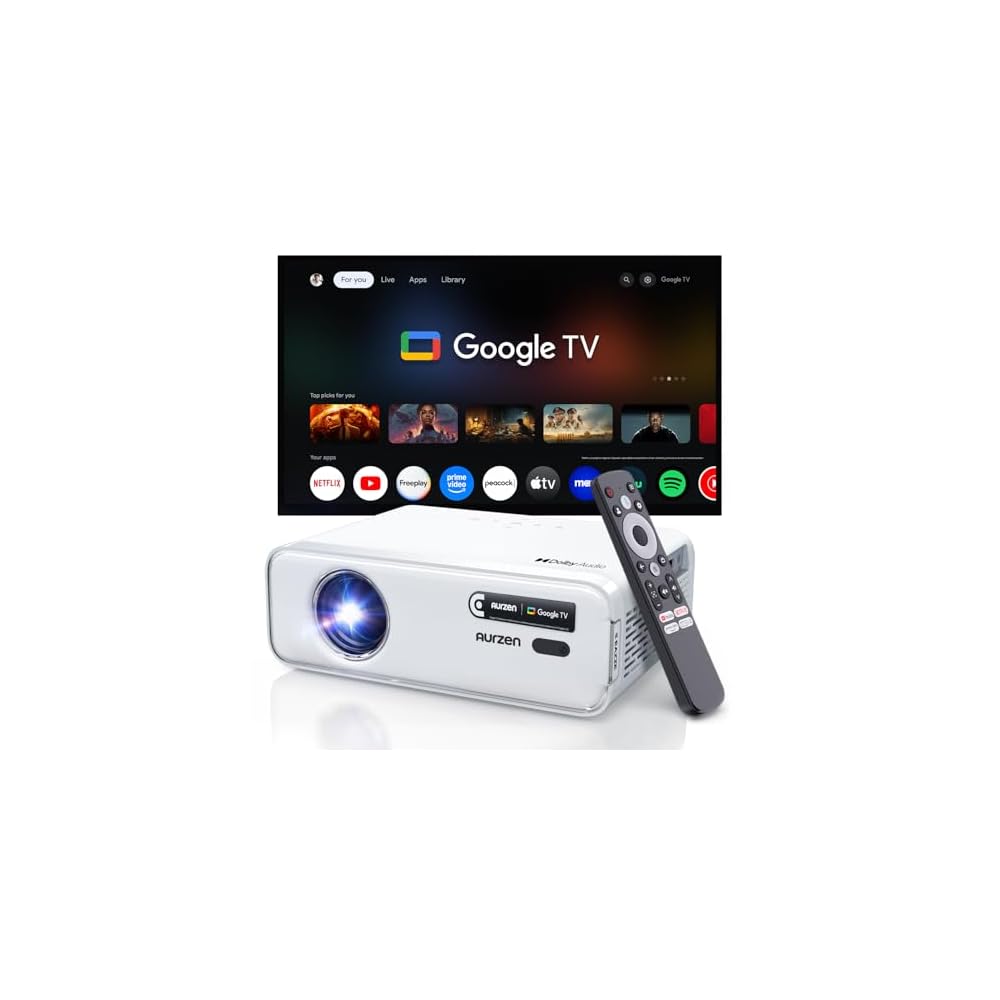 Aurzen Eazze D1G Google TV Projector - Image 2